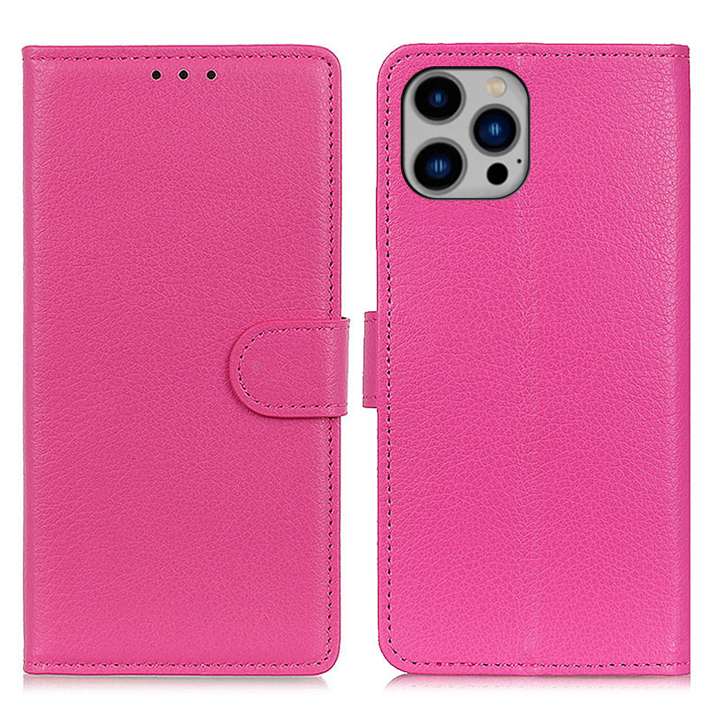 For iPhone 15 Pro PU Leather Full Protection Phone Case Wallet Stand Litchi Texture Cover For iPhone 15 Pro PU Leather Full Protection Phone Case Wallet Stand Litchi Texture Cover